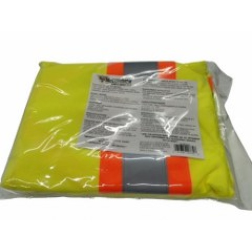 T-Shirt Safety Yellow Mesh XL short sleeve