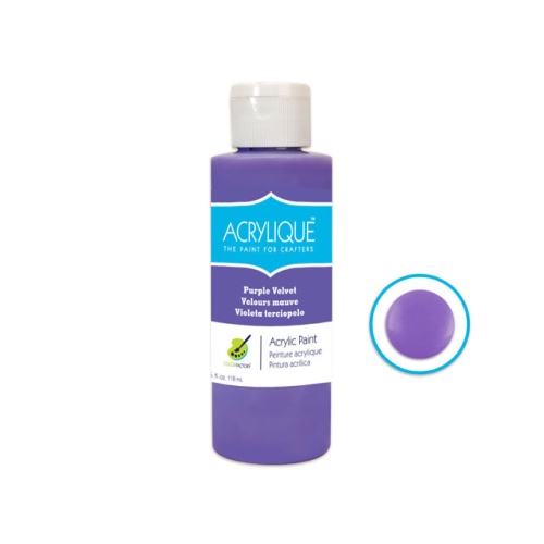 Acrylic Paint 065 PURPLE VELVET 4oz Acrylique