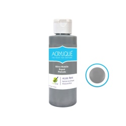 Acrylic Paint 190 SILVER METALLIC 4oz Acrylique