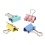 Binder Clip 55pcs 15mm, Multi colour, w/container Desk Tech