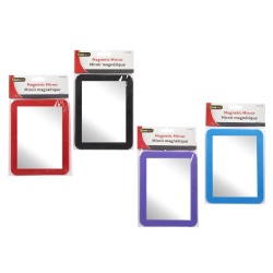 Magnetic mirror 5x7 inch - 4 colours