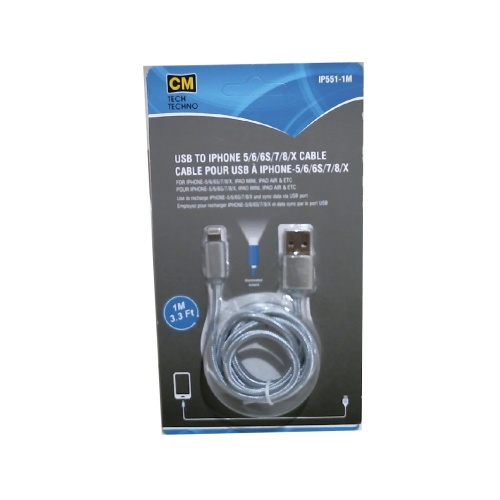 Cable Lightning™ Iphone 3.3ft feet lighted