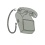 Phone Line Cord Black 15 foot