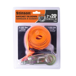 Ratchet Tie Down 2500 Lb Tested 2 X 20""