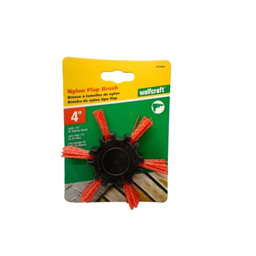 Nylon Flap Brush 4 W/ 1/4