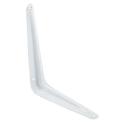 Steel Shelf bracket 3 x 4" - white"