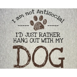 T-Shirt with print - Hang With Dog - M