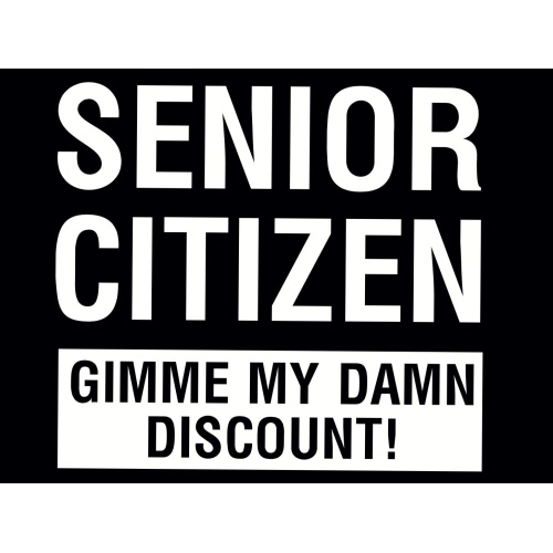 T-Shirt with print - Senior Citizen - L