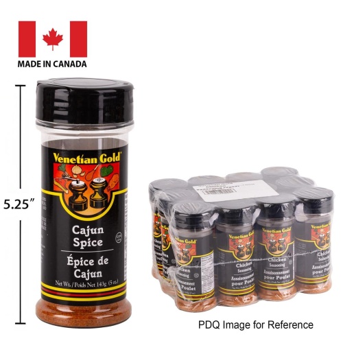 Cajun Spice 143g. V. Gold  - each sold individually