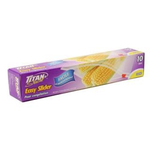 Slider Bags Large 10pk/24cs Titan