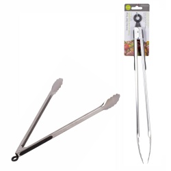 TONGS 16 S/S W/RUBBER CUSHION & PU L.GOURMET"