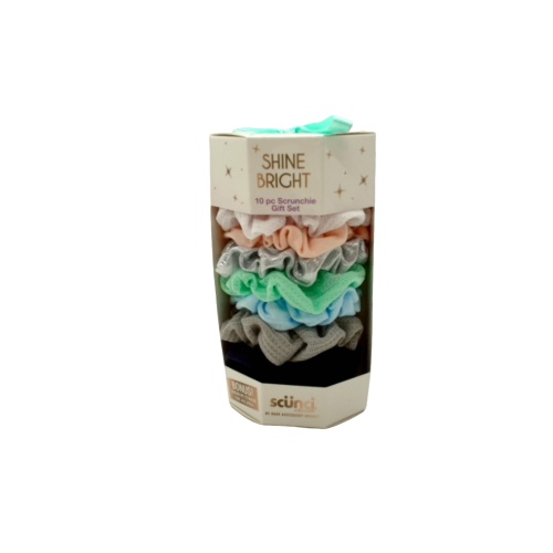 10pc. Scrunchie Gift Set Shine Bright Scunci