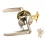 lever entry pewter door lock