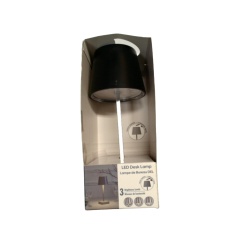 Desk lamp LED - requires 3 AAA batteries (not incl.) 4.1x10.2 inches 10.5x26cm