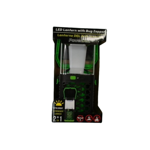 LED lantern with bug zapper - rechargable 1200mAh battery