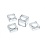 Magnifier Cube Set Snap On Lid 4 Interchangeable Lids + Base