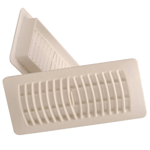Floor Register 4x10 white plastic