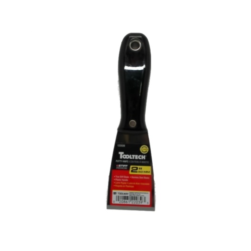 Putty knife 2 inch stiff Stainless steel plastic handle