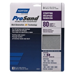 Sandpaper 9x11 80 grit 3 pack
