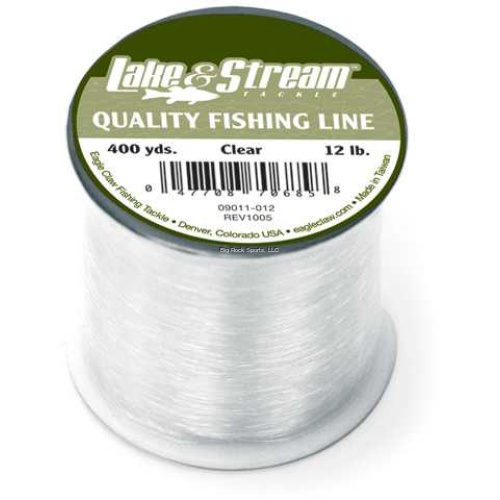 Lake & Stream Economy Mono Line 30lb 200yd Clear Eagle Claw 09011-030