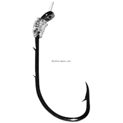 Lake & Stream Snelled Hook, Size 4, Baitholder Eagle Claw 13010-004