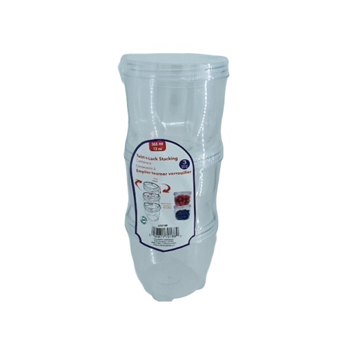 Container 3 pc twist 'n lock 355ml