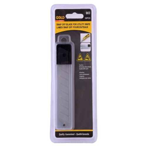 Utility knife blades snap off 10 pc