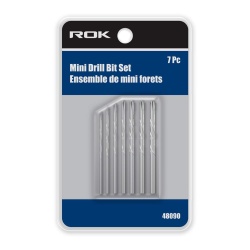 Drill bit set - mini - 1/32, 3/64, 1/16, 5/64, 3/32, 7/64, 1/8