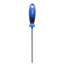 8 Round File W/plastic Handle"