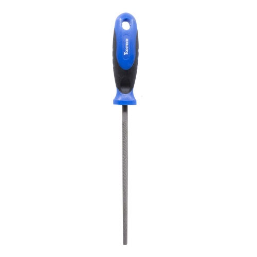 8 Round File W/plastic Handle