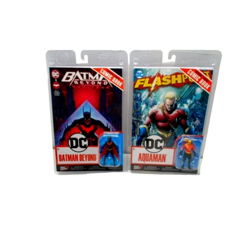 Comic Book w/3 Figure Batman Beyond Or Aquaman
