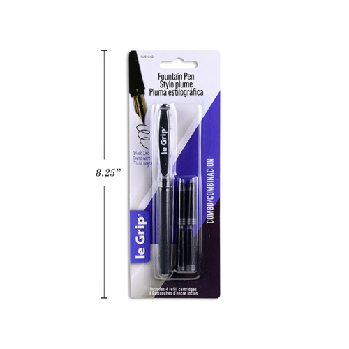 FOUNTAIN PEN W/4 REFILLS