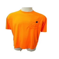High Viz T-Shirt Orange Large Antimicrobial Forcefield