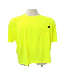 High Viz T-Shirt Yellow Large Antimicrobial Forcefield