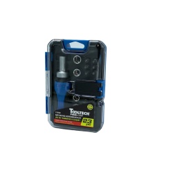 23pc. Ratcheting Screwdriver Kit Tooltech Firm-Grip