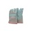 Single Palm Leather Work Glove Red Gumti