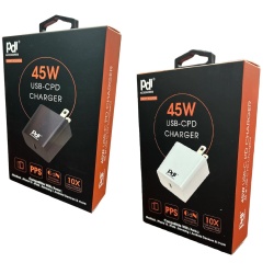 Wall Charger USB C 45W Ass't Colours PDI