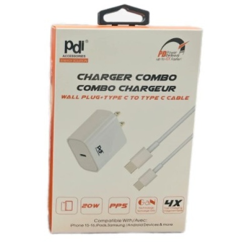 USB C - USB C Charging Combo 20W PDI