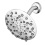 Shower Head Waterpik Rainfall+ 6 Sprays w/Powerpulse