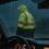 Hi-Vis Safety Rain Coat Large Sturrdi