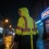 Hi-Vis Safety Rain Coat Medium Sturrdi