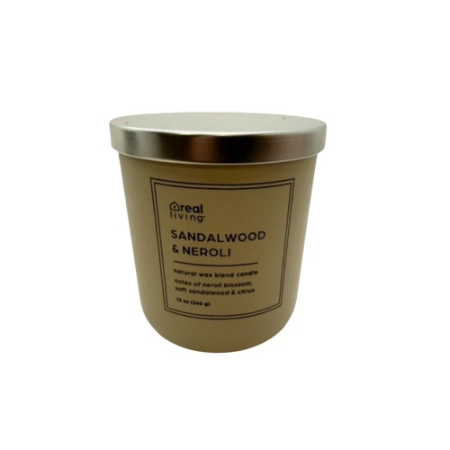 Jar Candle 12oz. Sandalwood & Neroli Real Living