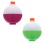 EGC-SNAP-ON FLOAT ASST PINK/WHITE & GREEN/WHITE