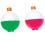 EGC-SNAP-ON FLOAT ASST PINK/WHITE & GREEN/WHITE