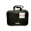 Perforated Deluxe Weekender Bag Black Tartan + Twine