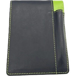 Mini Notepad 3/5 x 5" w/Black Leather Holder"
