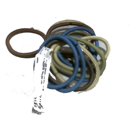 Hair Elastics No Metal 4mm 12pk. Goody Assorted Colours