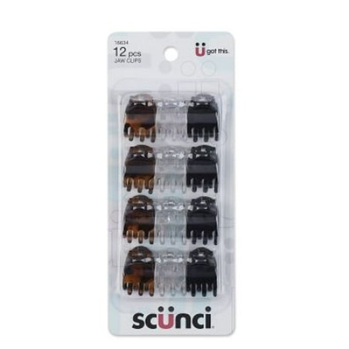 Claw Clips 12pk. All Day Hold Scunci