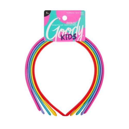 Headbands 5pk. Rainbow Ouchless Goody Kids