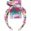 Kid's Headband Ouchless Rainbow Dot Goody